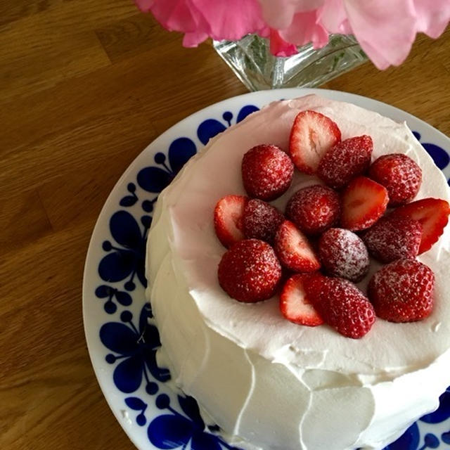 ひな祭りシフォンケーキ