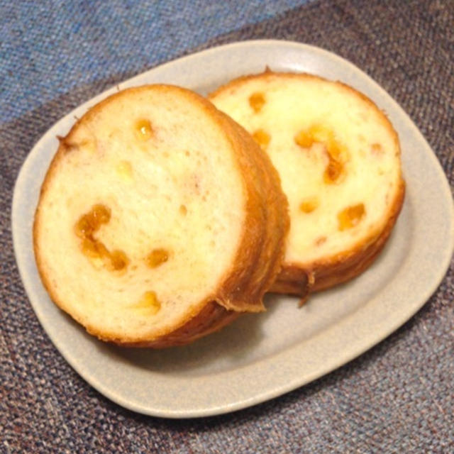 そのまんまトースト☆メープルチップラウンドパン