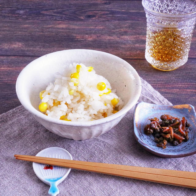 炊飯器で。定番とうもろこしごはん