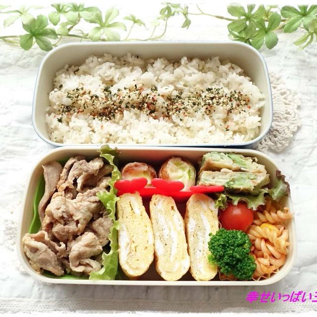 ☆豚小間炒めのお弁当☆