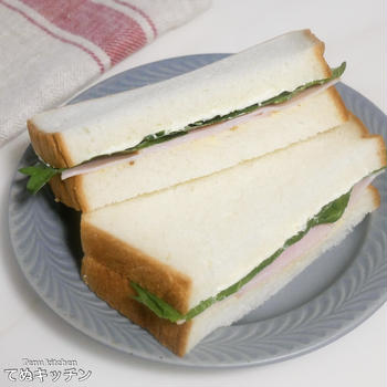 【大葉の消費に！】このサンドイッチがマジで美味しいからぜひ作ってみてほしい！『大葉ハムサンド』の作り方