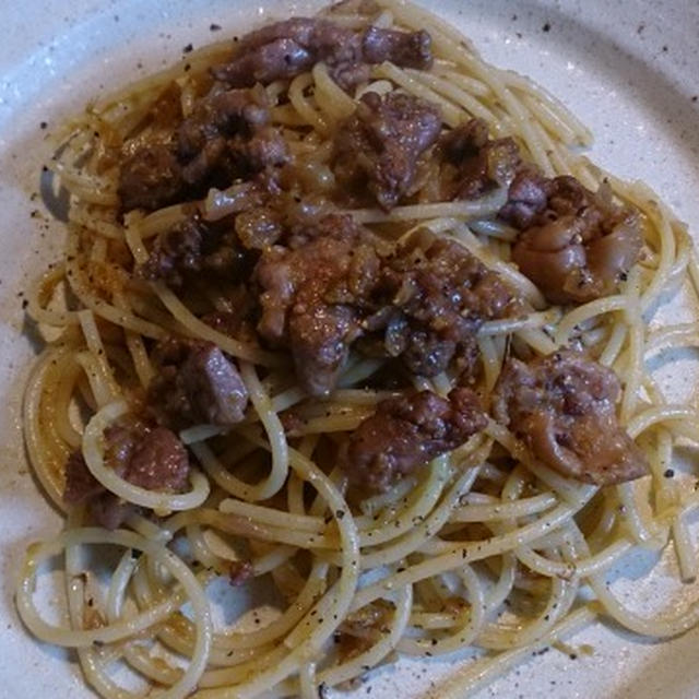 野郎飯流・鶏のラグー、スパゲッティ