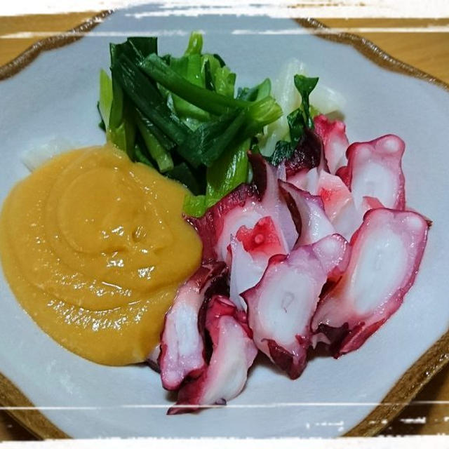 わけぎと タコと 酢味噌 By 和 Nagomi さん レシピブログ 料理ブログのレシピ満載