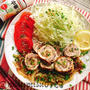 胡麻ドレで生姜焼き風！油揚げの豚肉巻き