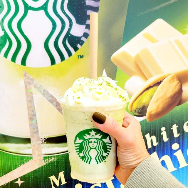【スタバ】メルティホワイト ピスタチオ フラペチーノ★