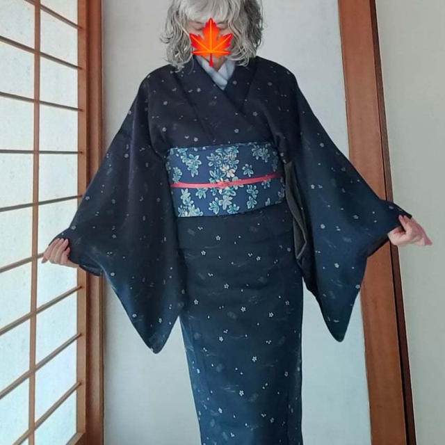 今頃紗の着物