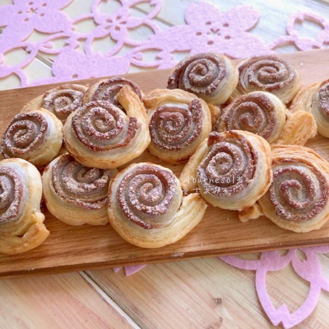和スイーツで美肌効果に！うずまきあんこきな粉パイ♡レシピ