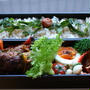 今日のお弁当　－ピーマンの肉詰め弁当―