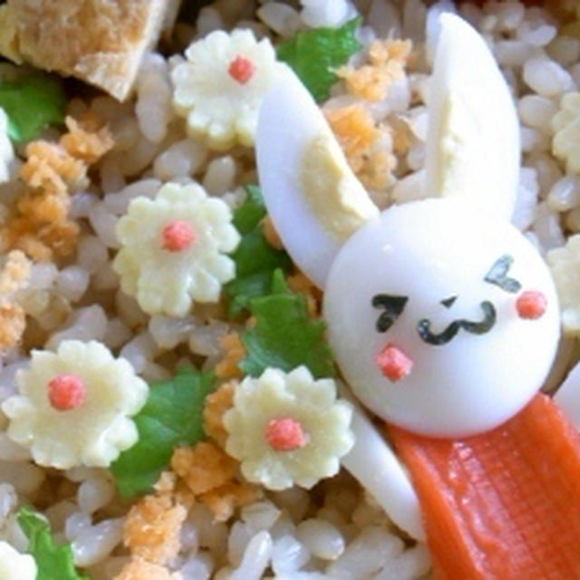 うずらでウサギさんとニコロビン幼少期＆手抜き料理
