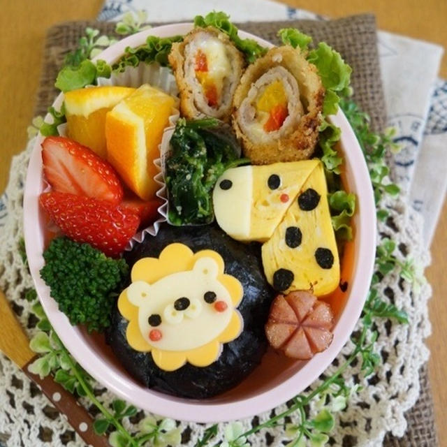 キャラ弁 動物園遠足の日のお弁当 と 母の日 By ピヨママさん レシピブログ 料理ブログのレシピ満載