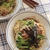 夏休みのひるごはん、ねぎ豚を使って、冷やし中華