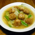 白菜と肉団子の炒め煮