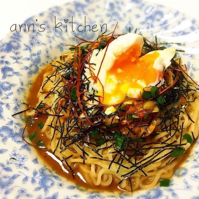 混ぜるだけ！ピリ辛ごまだれ冷やし中華