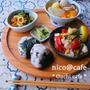 ?和カフェ風ランチ?　メカジキの茄子タルタルサラダ