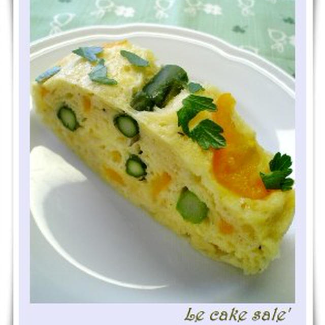 「ホーム」レンジで簡単♪ケークサレ