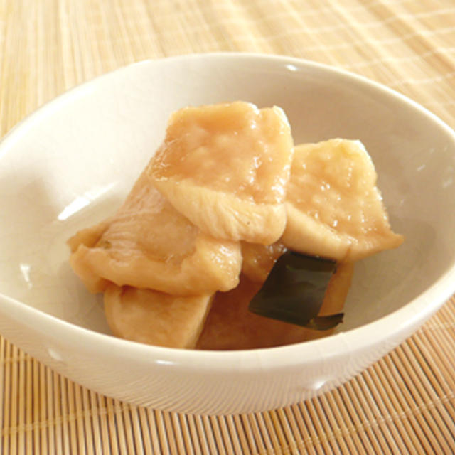 大根のにんにく醤油漬け　とお手軽鶏の唐揚げ