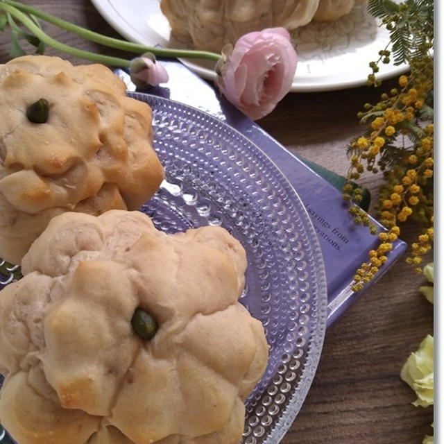 切り込みパン☆お花をイメージしてみたけど菊ちゃうよっ！３歳児姫の寿限無♪