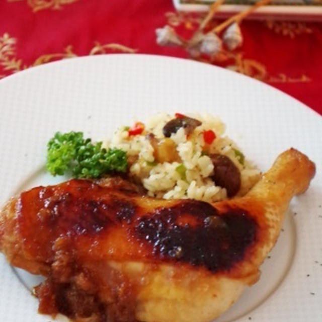 連載更新！クリスマスディナーも薬膳で！マーマレードローストチキン