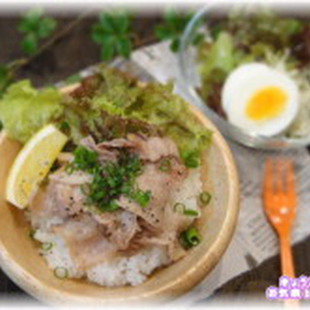 簡単Cafe飯★焼くだけシンプル豚バターソテー丼【レシピ】