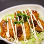 甘くてとろっとろ！ジャガイモと新玉ネギのバター煮 / 鶏ムネ肉の梅肉照り焼き丼