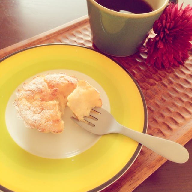 バナナの簡単チーズケーキ。と鏡餅に。