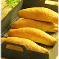 バジルカレーのドックパン。