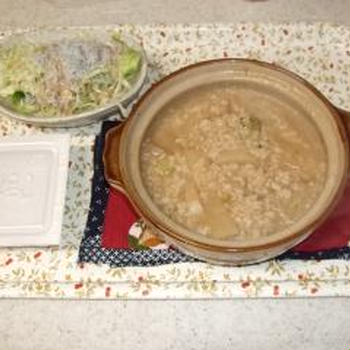 花粉症対策晩飯