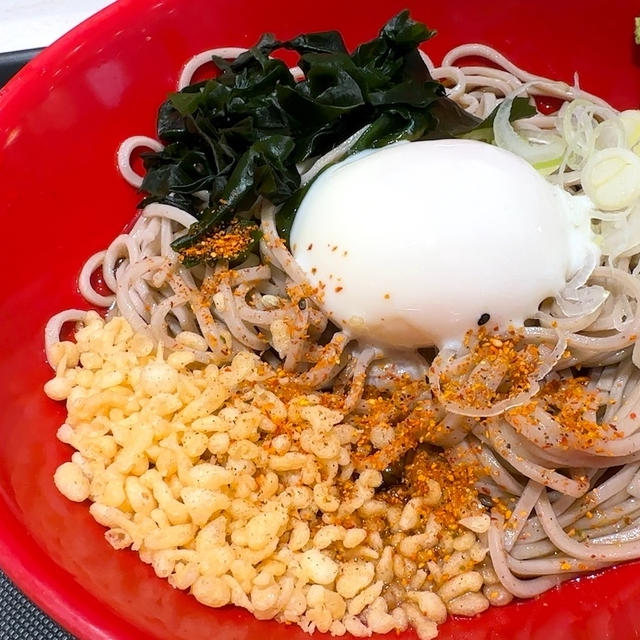 立ち蕎麦行脚「名代富士そば錦糸町店の朝たぬき・冷」