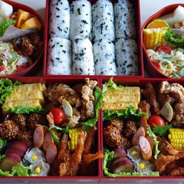 運動会弁当のコツなど◡̈と番外編！