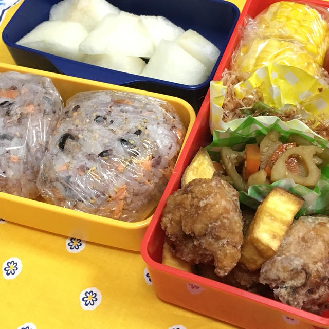 体育祭のお弁当ができるまで。