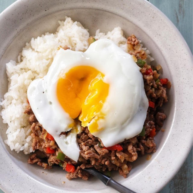 家にある調味料でアジアンご飯＊【ガパオライス】スープジャーでも！