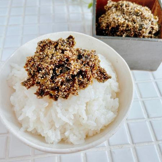 美味しいご飯が困るほどススム！『海苔の明太佃煮』