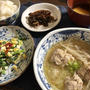 知恵比べ＆肉団子とキャベツの煮物
