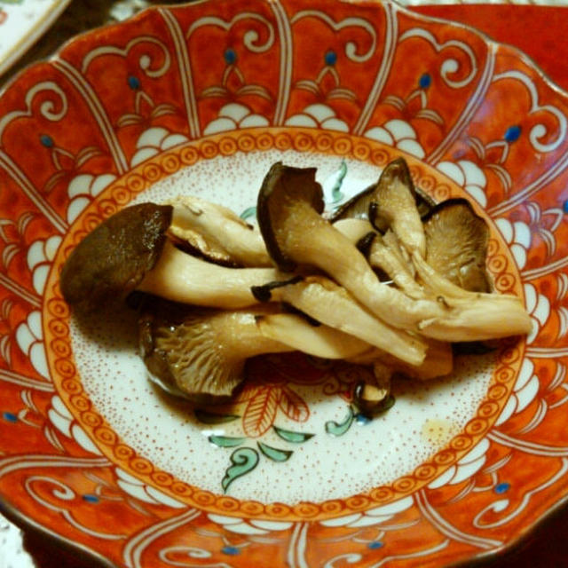 平茸の焼きびたし　グリルで焼いてほっとくだけ