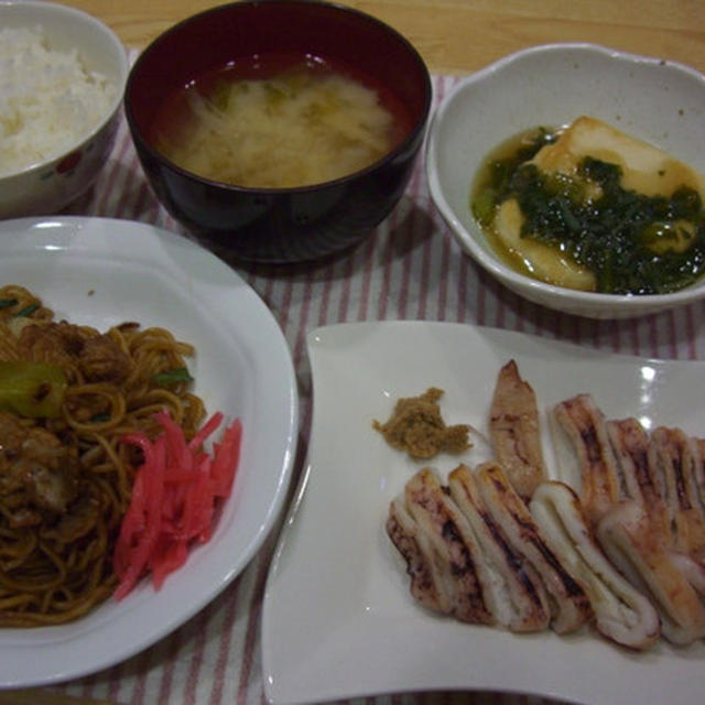 春菊あんかけ揚げ出し豆腐