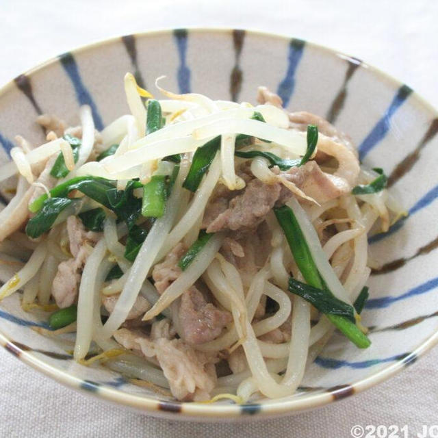 にら豚炒め