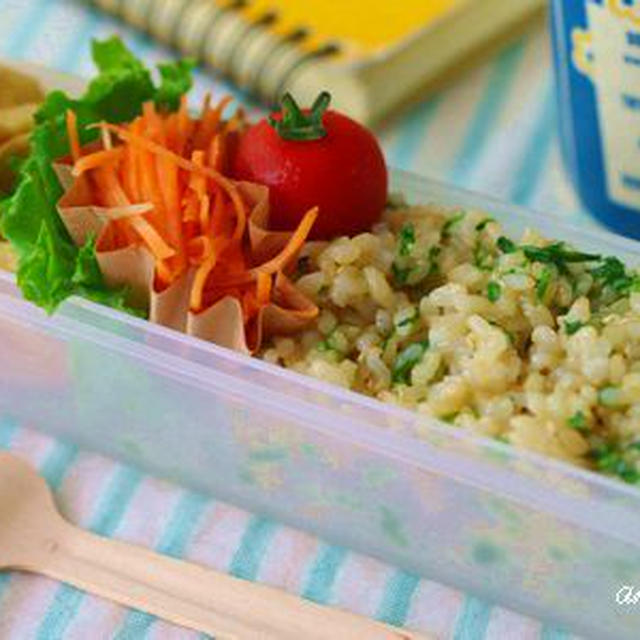 ママ弁「セロリチャーハンのお弁当」