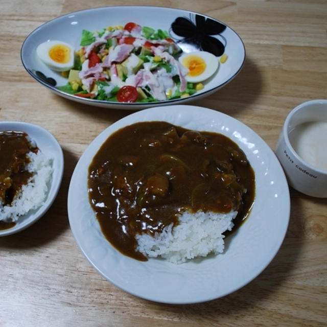 忙しい昨夜はカレー！