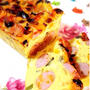 ソーセージと高野豆腐のケークサレ。