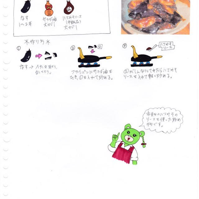 なすのみそ炒め