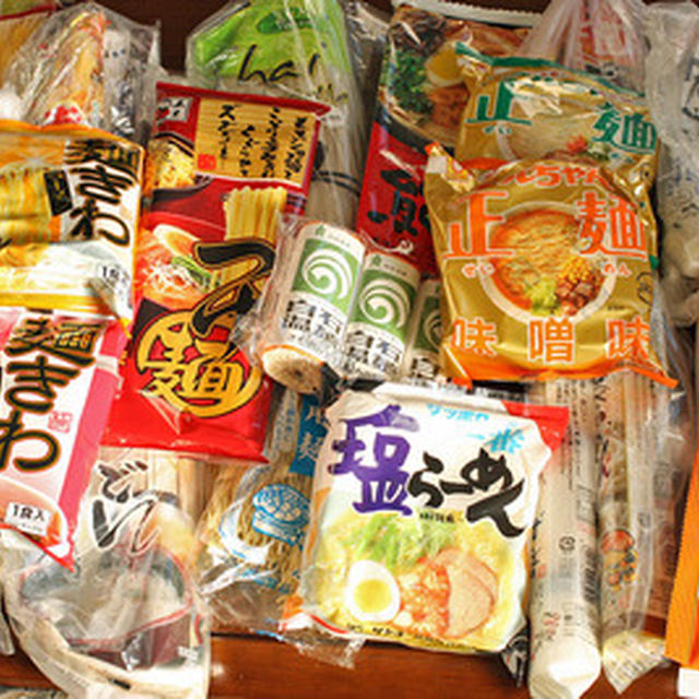 また麺類の在庫がエライことに