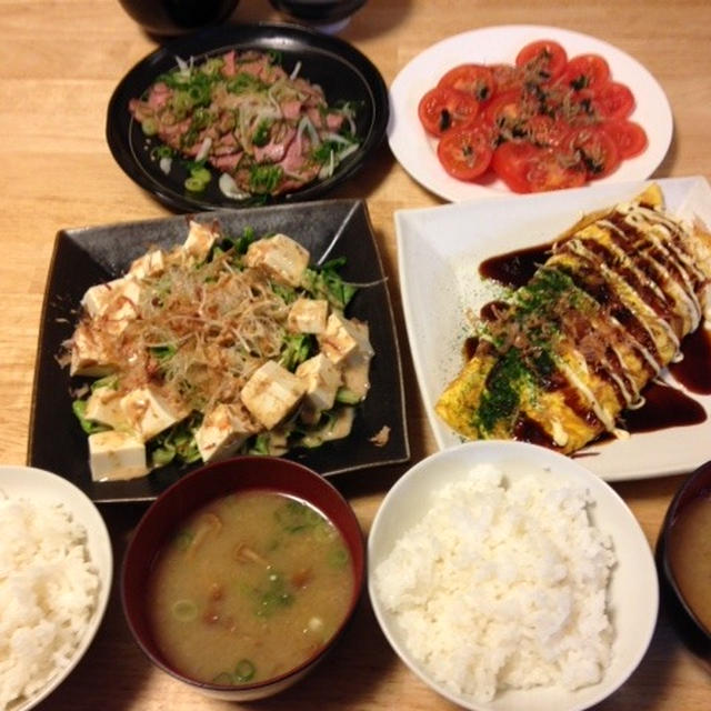 昨夜はトンペイ焼きなど～