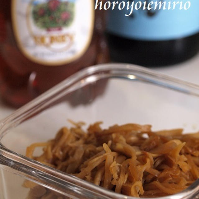 新生姜のはちみつ醤油煮