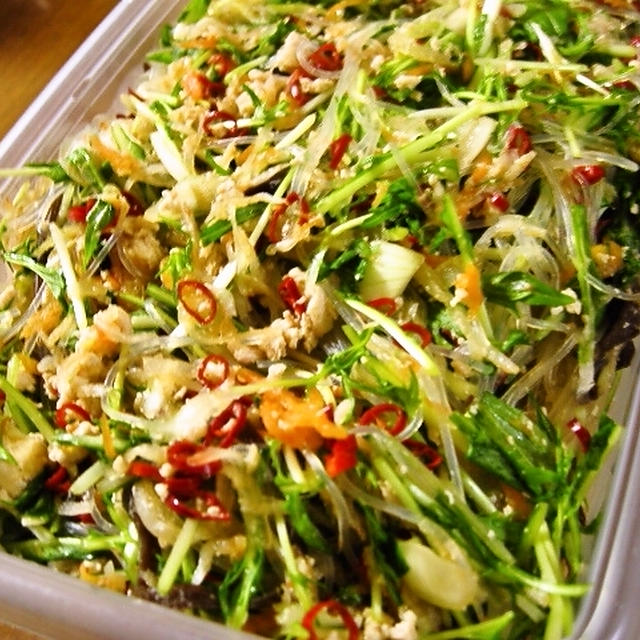 やみつき ヘルシー 野菜たっぷりヤムウンセン By スガさん レシピブログ 料理ブログのレシピ満載