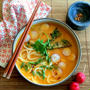 Sweet Potato Curry Noodle Soupスイートポテトカレーヌードル