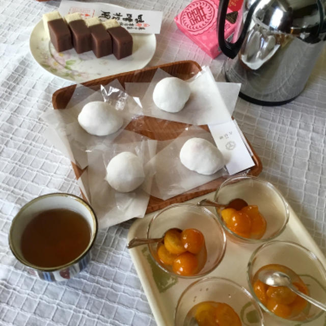 持ち寄りのお菓子で3時間