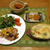 焦げた『塩麹豚テキ』とグラタンの晩ご飯♪　と　ちっちゃな『すみれ』♪