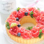 * りんごのレアチーズケーキタルト♪