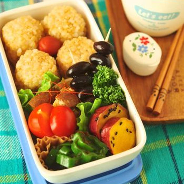 ママ弁「車麩の卵とじ弁当」