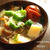 春野菜と豚ひき肉の具たくさんスープ。°